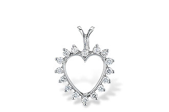 C007-12257: HEART PENDANT .23 TW