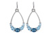 C188-94038: EARR 3.75 BLUE TOPAZ 4.17 TGW