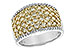 C189-84038: LDS DIA WED RG 1.82 YELLOW DIAS 2.02 TW