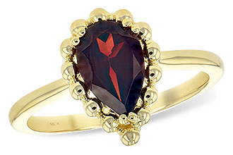 C189-85893: LDS GARNET RING 1.38 CT