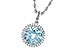 C190-78575: NECK 2.05 AQUAMARINE 2.16 TGW