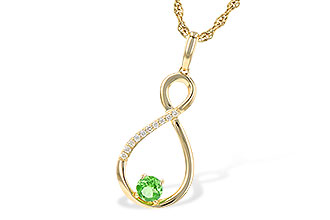 C190-80420: NECK .25 GREEN GARNET .30 TGW