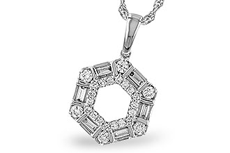 C275-28566: NECKLACE .14 TW BAG .50 TW
