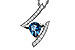 C275-28575: NECK 1.04 LONDON BLUE TOPAZ 1.23 TGW (8x6MM)