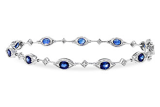 C275-28620: BRACELET 2.31 SAPPHIRE 2.50 TGW (7")