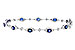 C275-28620: BRACELET 2.31 SAPPHIRE 2.50 TGW (7")