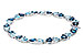 C275-29511: BRACELET 12.20 BLUE TOPAZ 12.50 TGW (7")