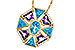 C275-31311: NECKLACE 4.47 SEMI-PREC (BT & AMY) 4.65 TGW