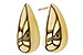 C275-33129: GOLD EARRINGS (20MM)