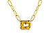 C275-33157: NECKLACE .86 CITRINE (18")