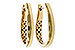 C275-33166: GOLD EARRINGS (22MM)