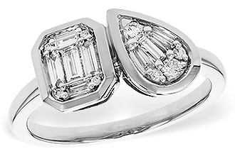 C275-34975: LDS DIA RG .17 TW BAGUETTE .25 TW