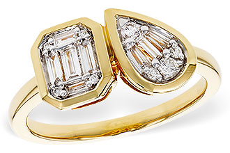 C275-34975: LDS DIA RG .17 TW BAGUETTE .25 TW