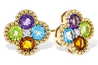 C275-35857: EARRINGS 1.88 SEMI-PREC (AMY,BT,CIT,PER) 1.93 TGW