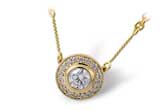 D006-25893: NECKLACE .45 BR .62 TW