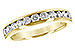 D188-98602: LDS WED RG .75 TW (12 STONES)