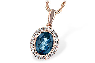 D189-83102: NECK 1.28 LONDON BLUE TOPAZ 1.41 TGW