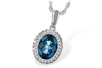 D189-83102: NECK 1.28 LONDON BLUE TOPAZ 1.41 TGW