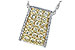 D189-84038: NECK .95 YELLOW DIAS 1.09 TW