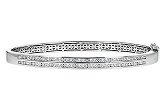 D189-90420: BANGLE BRACELET 1.00 TW (2 ROW)