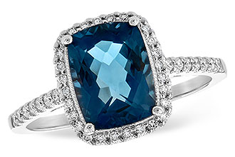 D189-90438: LDS RG 2.42 LONDON BLUE TOPAZ 2.62 TGW