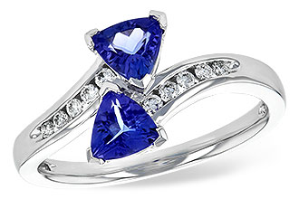 D190-73175: LDS RG .77 TW TANZANITE .90 TGW