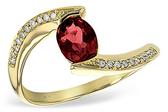 D190-74047: LDS RG .75 GARNET .82 TGW