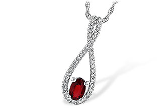 D190-74938: NECK .50 RUBY .74 TGW