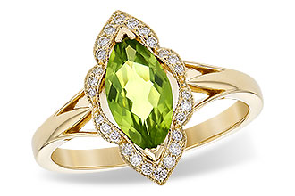 D190-78611: LDS RG .94 PERIDOT 1.05 TGW