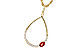 D190-80411: NECK .19 GARNET .28 TGW