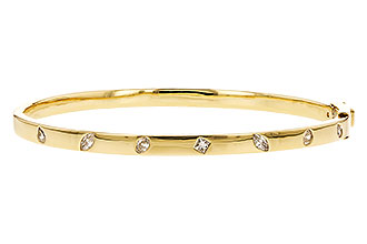 D274-43129: BANGLE .35 TW FANCY CUT DIAMONDS