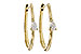 D275-29493: EARRINGS .45 TW PEAR DIAMONDS