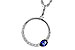 D275-30375: NECKLACE .28 SAPPHIRE .43 TGW