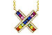 D275-30384: NECK .84 MULTI-COLOR SAPP 1.11 TGW (18")