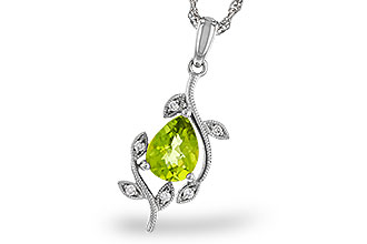 D275-30402: NECKLACE 1.16 PERIDOT 1.21 TGW (8x6MM PER)