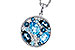 D275-31302: NECKLACE 2.31 TW BLUE TOPAZ 2.48 TGW