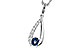 D275-33093: NECKLACE .38 SAPP .54 TGW (5x4 SAPP)