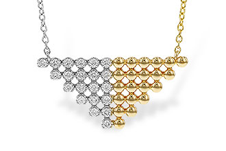 D275-33175: NECKLACE .37 TW (18")