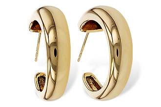 D275-34929: GOLD EARRINGS (20MM)