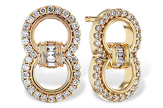 D276-18547: EARRINGS .05 TW BAGS .28 TW