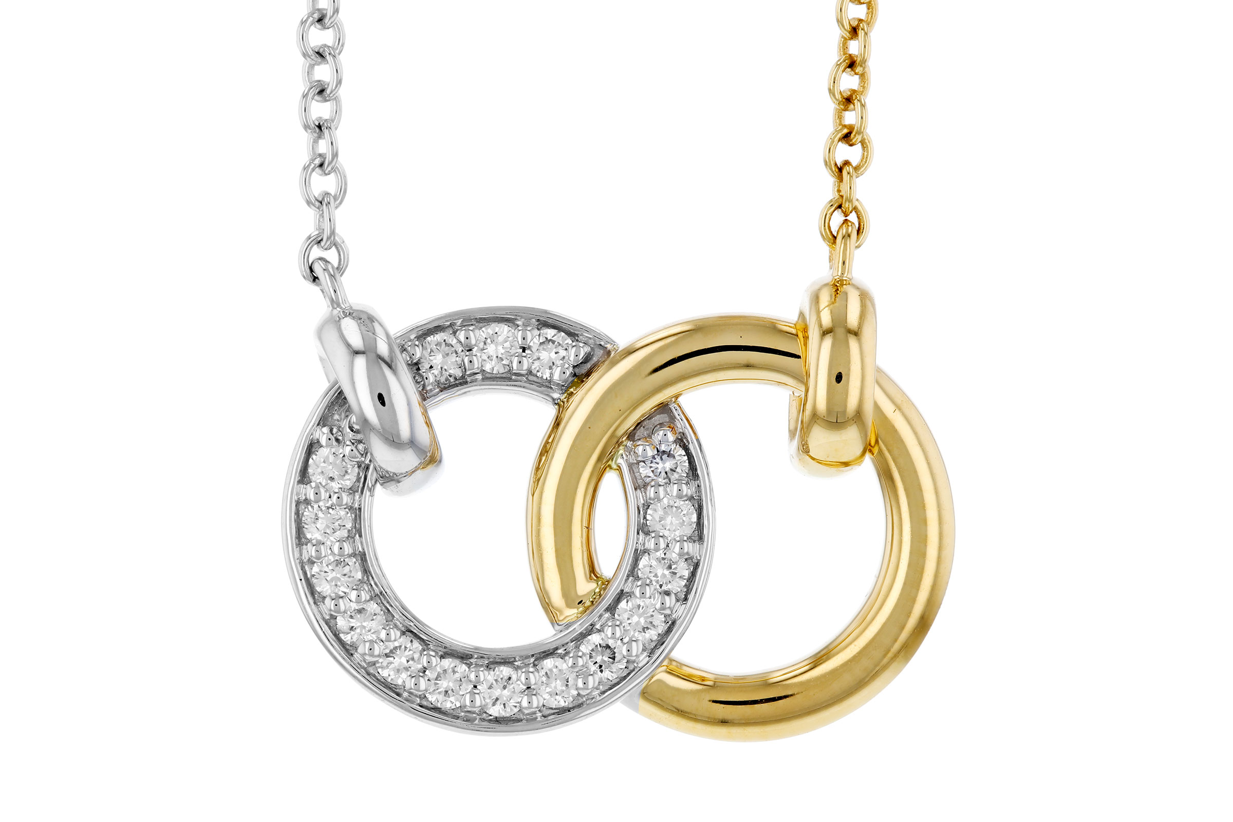 D276-20429: NECKLACE .20 TW (18")