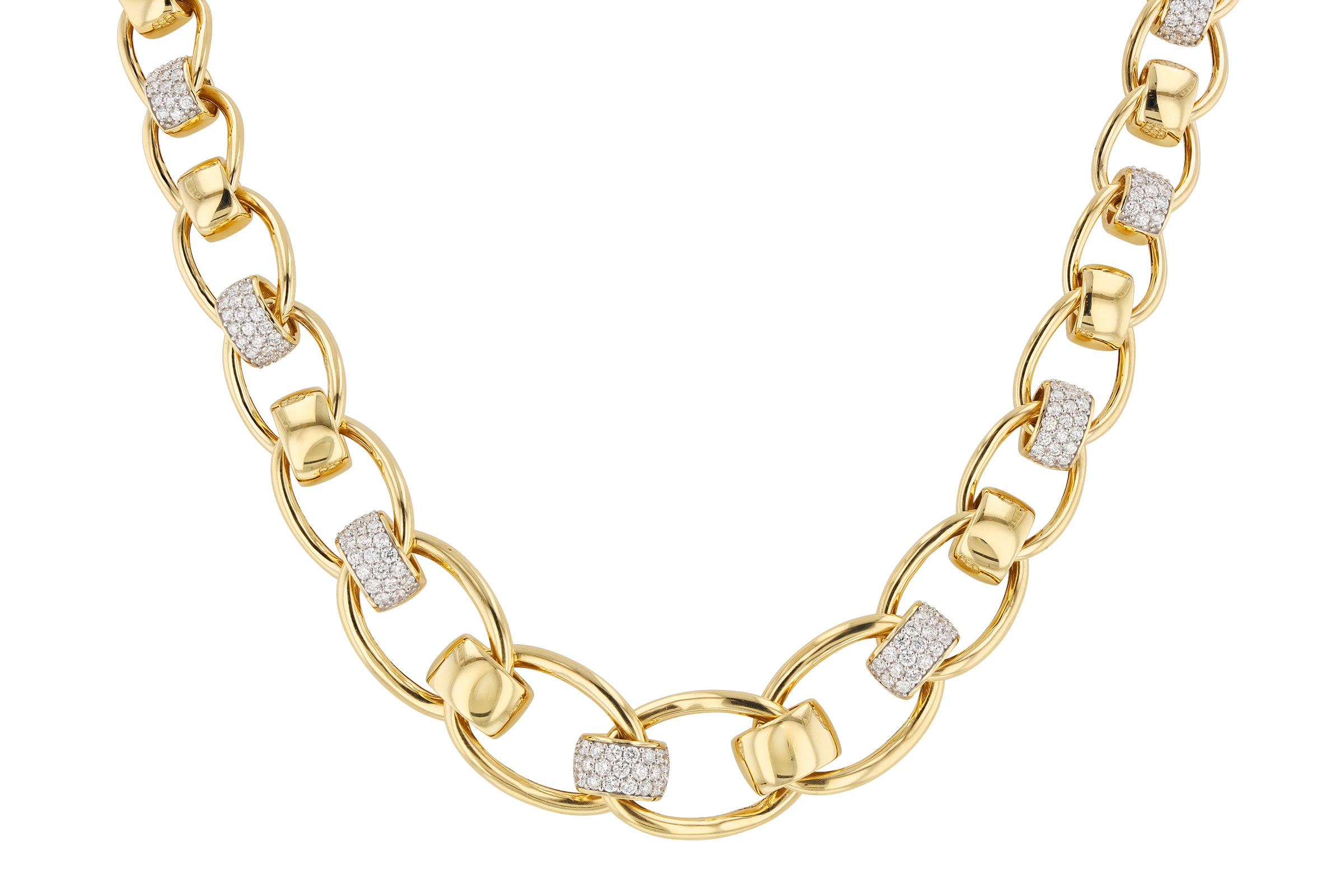 D276-20438: NECKLACE 2.00 TW (17")