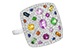 E000-77720: LDS DIA & COLOR RG .38 DIA 1.37 TGW