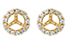 E186-20393: SEMI DIA EARR .10 TW (HOLDS .15 EACH)