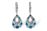 E188-07702: EARR 4.01 BLUE TOPAZ 4.24 TGW