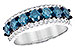 E189-84956: LDS WED RG 1.26 BLUE DIAS 1.70 TGW