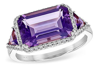 E190-74038: LDS RG 3.48 TW AMETHYST 3.70 TGW (12x8MM)