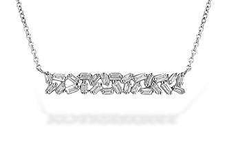 E190-77638: NECK .24 TW BAGUETTES