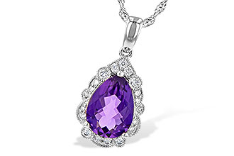 E190-80384: NECKLACE 1.53 AMETHYST 1.68 TGW (10x7 PS)