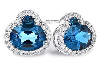 E273-52211: EARR 2.60 TW LONDON BLUE TOPAZ 2.81 TGW